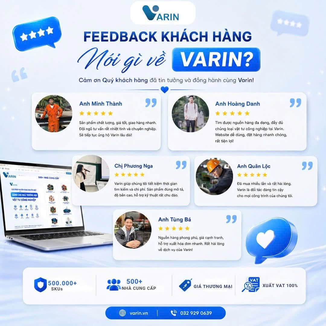 Phản hồi của khách hàng về VARIN